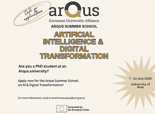 Arqus Summer School on Artificial Intelligence and Digital ...